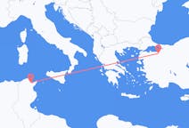 Flug frá Túnis, Túnis til Bursa, Tyrklandi