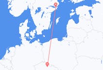 Flyreiser fra Pardubice, Tsjekkia til Stockholm, Sverige