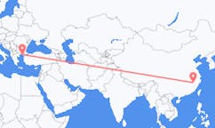 出发地 中国上饶市目的地 希腊亞歷山德魯波利斯的航班