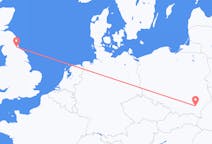 Flights from Durham, England, the United Kingdom to Rzeszów, Poland