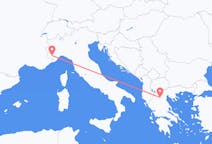 Flyg från Kozani till Cuneo