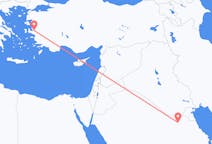 Flyrejser fra Qaisumah til Izmir