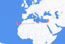 Flyreiser fra Amman, til La Palma