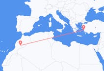 Flyreiser fra Quarzazate, Marokko til Samos, Hellas