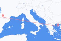 Flights from Lourdes, France to Lemnos, Greece