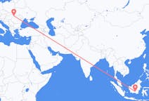 Flights from Palangka Raya, Indonesia to Satu Mare, Romania