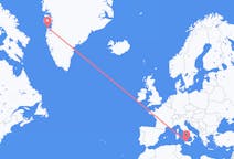 Flyreiser fra Aasiaat, Grønland til Palermo, Italia