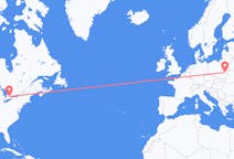 Flyg från Waterloo, Ontario, Kanada till Lublin, Polen