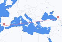 Flyrejser fra Kutaisi, Georgien til Sevilla, Spanien
