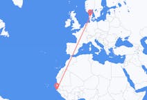 Flights from Ziguinchor, Senegal to Karup, Denmark