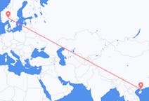 Flyreiser fra Zhanjiang, til Oslo