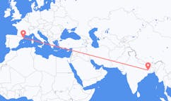 인도 두르가푸르에서 출발해 스페인 지로나로(으)로 가는 항공편