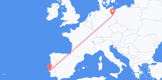Flyg från Tyskland till Portugal