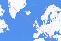 Flights from Qaarsut, Greenland to Chania, Greece