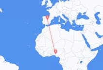 Flyg från Akure, Nigeria till Madrid, Spanien