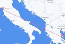 Voos de Pisa, Itália para Vólos, Grécia