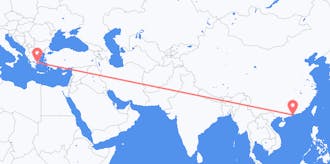 Flights from Macau to Greece