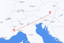 Flights from Cuneo, Italy to Graz, Austria
