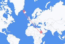 Flights from Gondar, Ethiopia to Reykjavik, Iceland