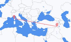 Flights from Hakkâri, Turkey to Calvi, Haute-Corse, France