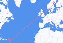 Flüge von Saint Joseph, Dominica nach Sundsvall, Schweden