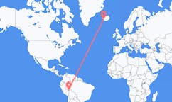 Flyreiser fra Cobija, Bolivia til Reykjavik, Island