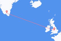 Flights from Birmingham, England to Narsarsuaq, Greenland