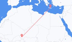Flights from Niamey to Heraklion