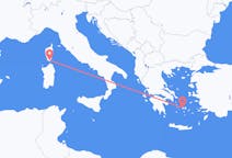 Flyreiser fra Figari, Frankrike til Paros, Hellas