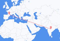 Рейсы из Нагпура, Индия в Тулузу, Франция