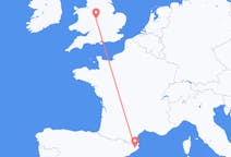 出发地 西班牙出发地 赫罗纳前往英格兰的伯明翰的航班