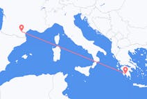 出发地 法国出发地 卡尔卡松目的地 希腊卡拉马塔的航班