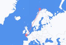 Flights from Quimper, France to Tromsø, Norway