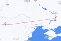 Vluchten van Zaporizja, Oekraïne naar Cluj Napoca, Roemenië
