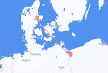 Flights from Aarhus, Denmark to Szczecin, Poland