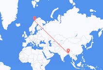 Flyrejser fra Dhaka, Bangladesh til Narvik, Norge