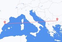 Flyreiser fra Plovdiv, Bulgaria til Reus, Spania