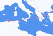 Fly fra Béjaïa til Skiros
