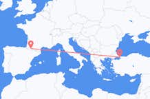 Flyreiser fra Lourdes, Frankrike til Istanbul, Tyrkia
