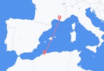 Flyrejser fra Chlef, Algeriet til Marseille, Frankrig