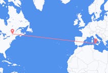 Flyrejser fra Montreal, Canada til Trapani, Italien