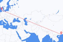 Flyreiser fra Shenzhen, Kina til Esbjerg, Danmark