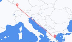 Flights from Strasbourg, France to Volos, Greece