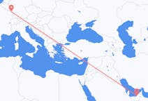 Flights from Abu Dhabi to Saarbrücken