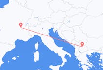 Lennot Skopjesta Lyoniin