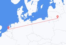 オランダのから ロッテルダム、リトアニアのへ ヴィリニュスフライト