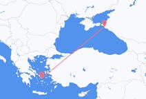 Vols depuis la ville d'Anapa vers la ville de Mykonos