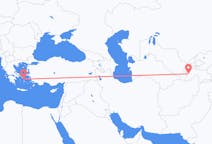 Flights from Dushanbe, Tajikistan to Mykonos, Greece