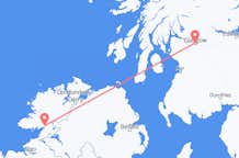 出发地 爱尔兰从 金卡斯拉前往苏格兰的格拉斯哥的航班