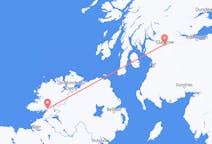 Vols de Donegal, Irlande à Glasgow, Écosse